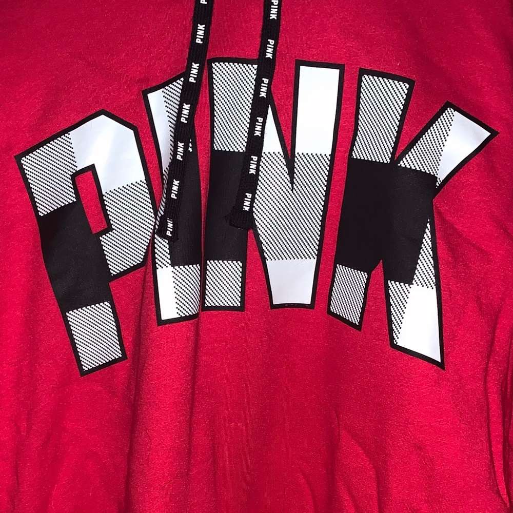 PINK fleece lined Hoodie